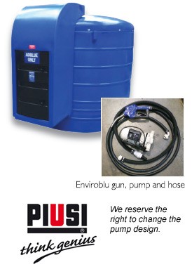 EnviroBlu and Pump